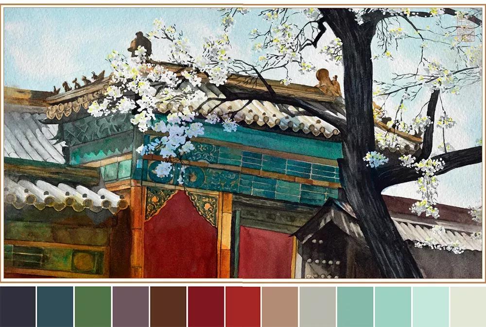 中国传统颜色丨在家居生活中感知国色之美！