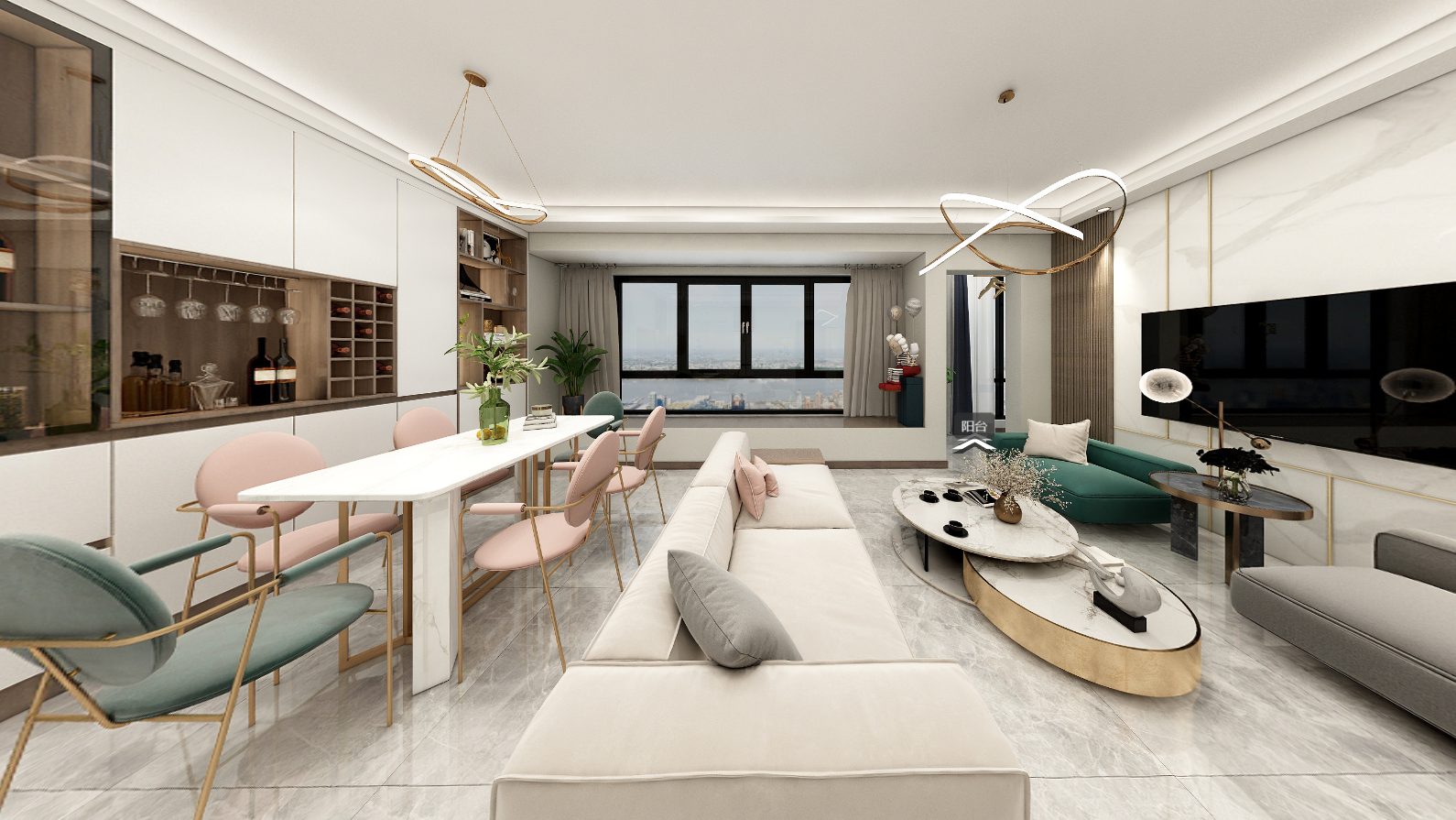 半山御府115m²——现代轻奢风格
